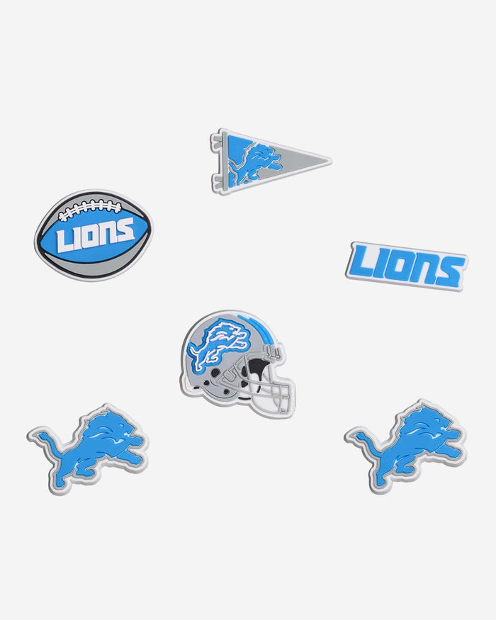 Detroit Lions 6 Pack Team Clog Charms FOCO - FOCO.com