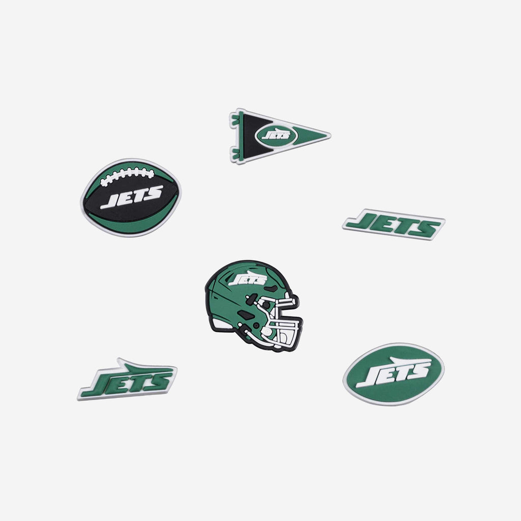 New York Jets 6 Pack Team Clog Charms FOCO - FOCO.com