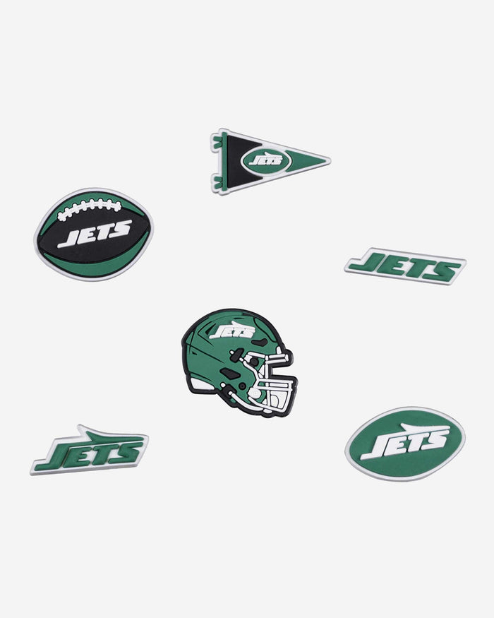 New York Jets 6 Pack Team Clog Charms FOCO - FOCO.com