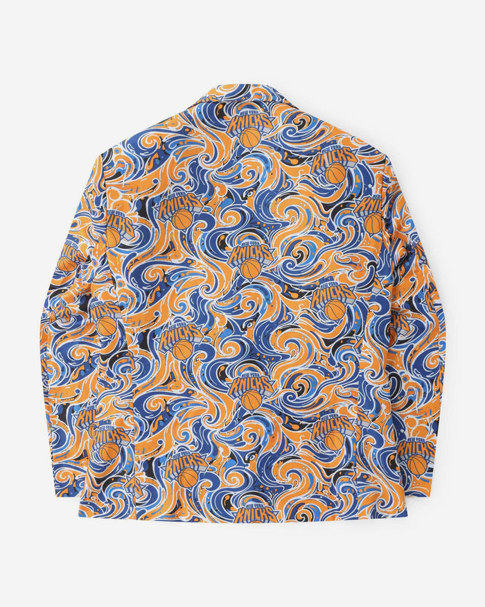 New York Knicks 2026 NBA Champions Banner Paisley Print Suit Jacket FOCO 46 - FOCO.com