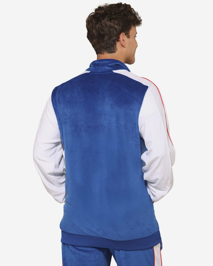 Buffalo Bills Two Tone Velour Zip Up Top FOCO S - FOCO.com