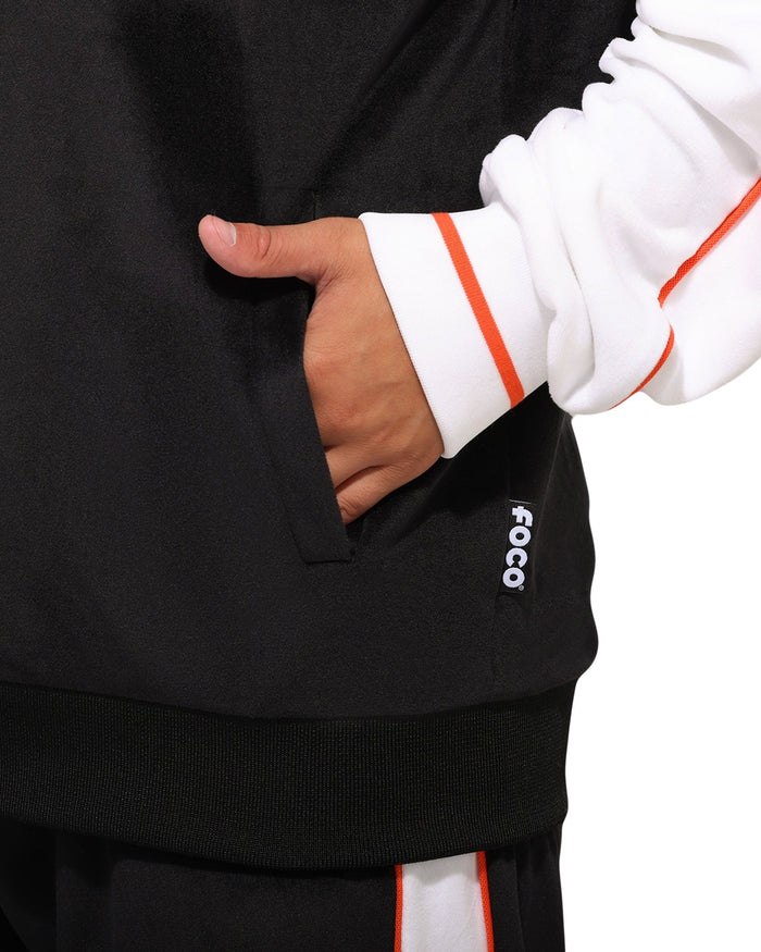 Cincinnati Bengals Two Tone Velour Zip Up Top FOCO S - FOCO.com