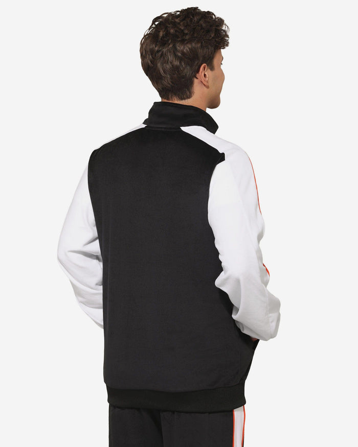 Cincinnati Bengals Two Tone Velour Zip Up Top FOCO S - FOCO.com