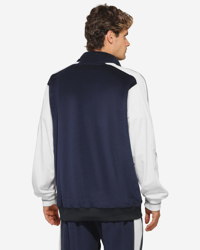 Dallas Cowboys Two Tone Velour Zip Up Top FOCO S - FOCO.com