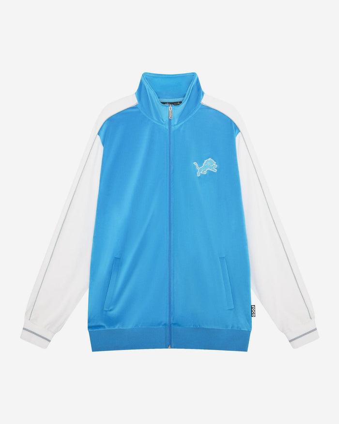 Detroit Lions Two Tone Velour Zip Up Top FOCO S - FOCO.com