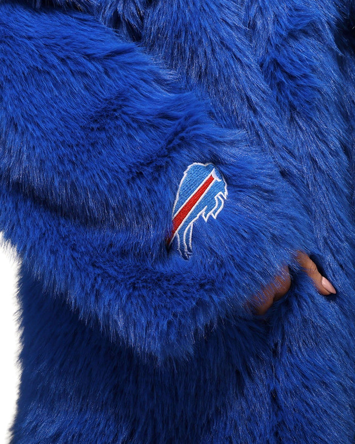 Buffalo Bills Faux Fur Long Jacket FOCO XS/S - FOCO.com