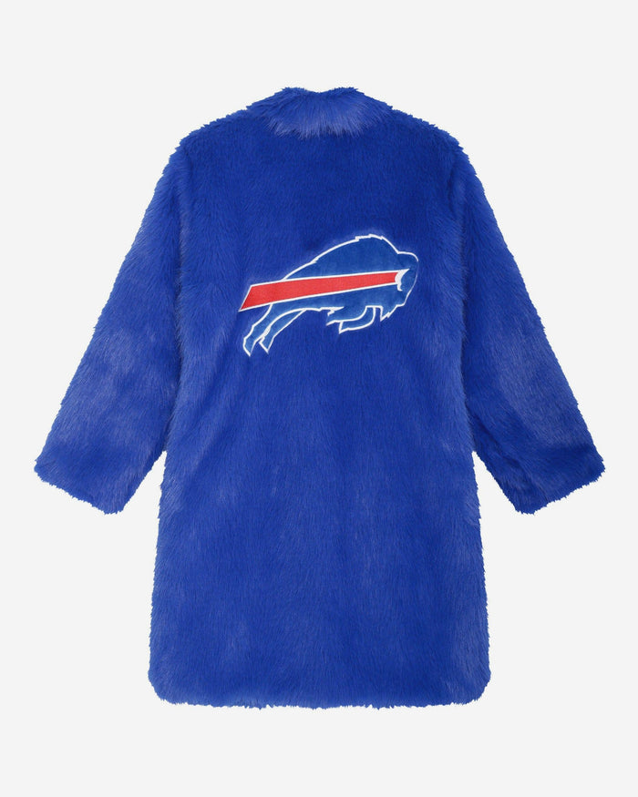 Buffalo Bills Faux Fur Long Jacket FOCO XS/S - FOCO.com