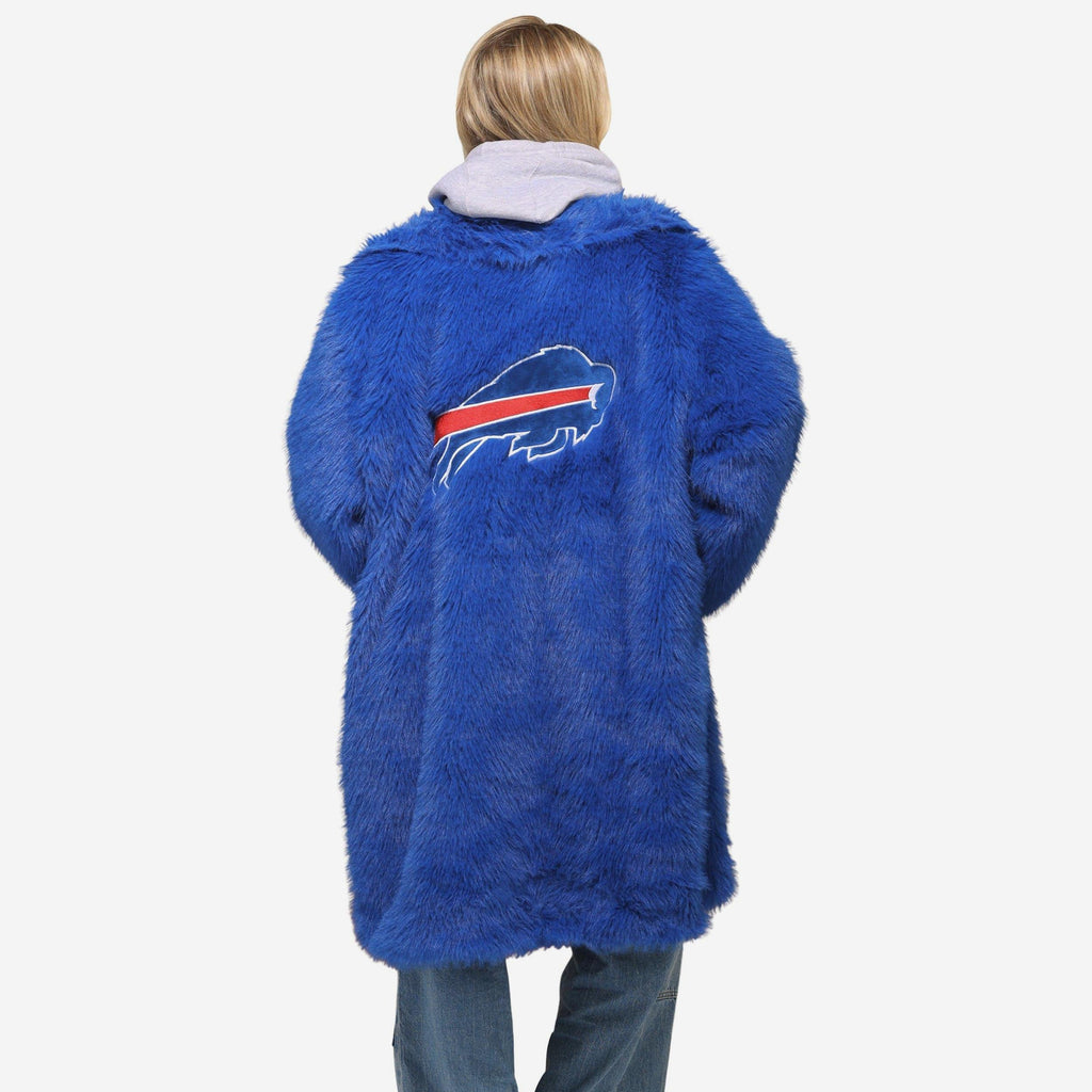 Buffalo Bills Faux Fur Long Jacket FOCO XS/S - FOCO.com