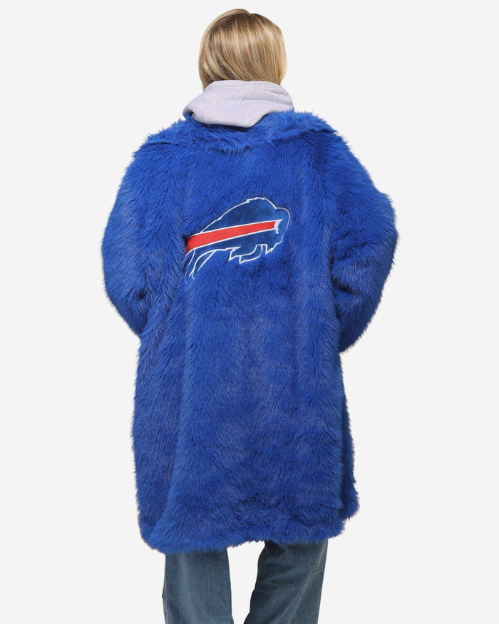 Buffalo Bills Faux Fur Long Jacket FOCO XS/S - FOCO.com