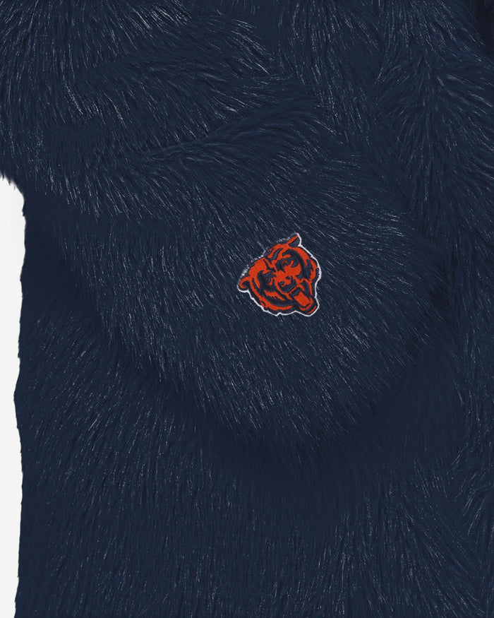 Chicago Bears Faux Fur Long Jacket FOCO XS/S - FOCO.com