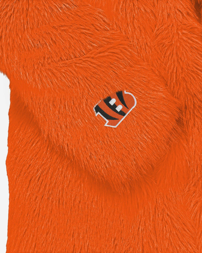 Cincinnati Bengals Faux Fur Long Jacket FOCO XS/S - FOCO.com