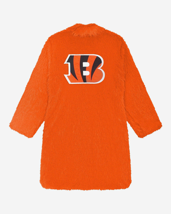 Cincinnati Bengals Faux Fur Long Jacket FOCO XS/S - FOCO.com