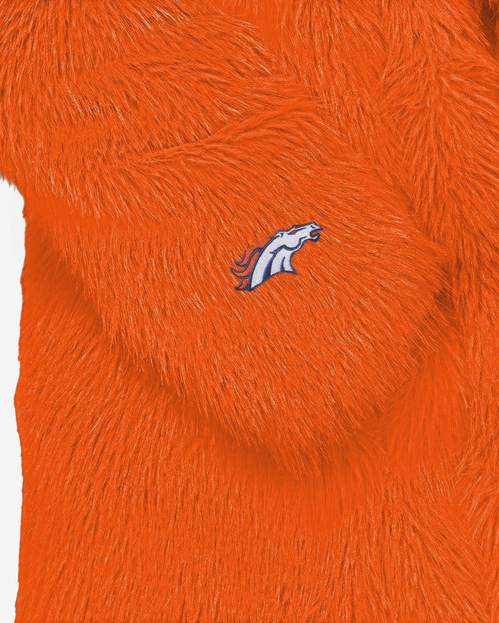 Denver Broncos Faux Fur Long Jacket FOCO XS/S - FOCO.com