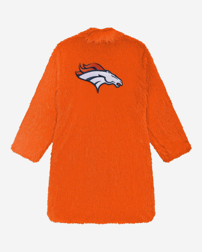 Denver Broncos Faux Fur Long Jacket FOCO XS/S - FOCO.com
