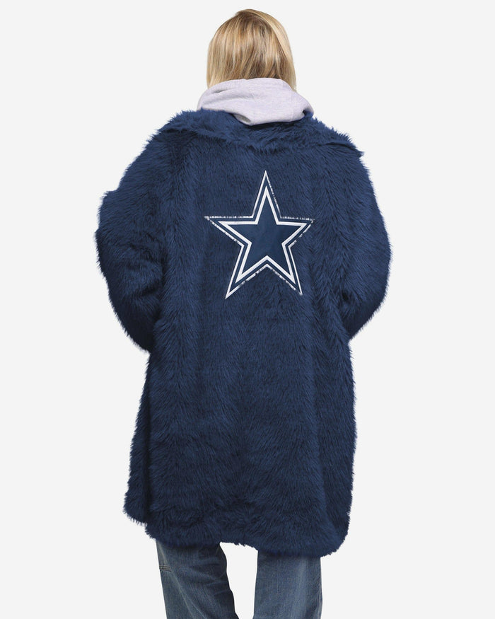 Dallas Cowboys Faux Fur Long Jacket FOCO XS/S - FOCO.com
