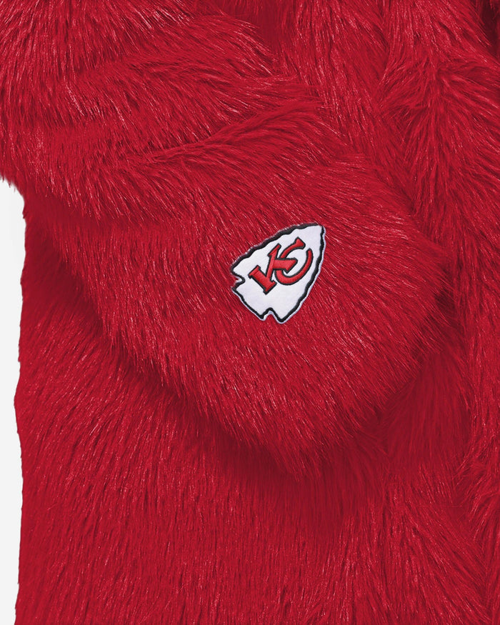 Kansas City Chiefs Faux Fur Long Jacket FOCO XS/S - FOCO.com