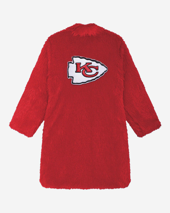 Kansas City Chiefs Faux Fur Long Jacket FOCO XS/S - FOCO.com