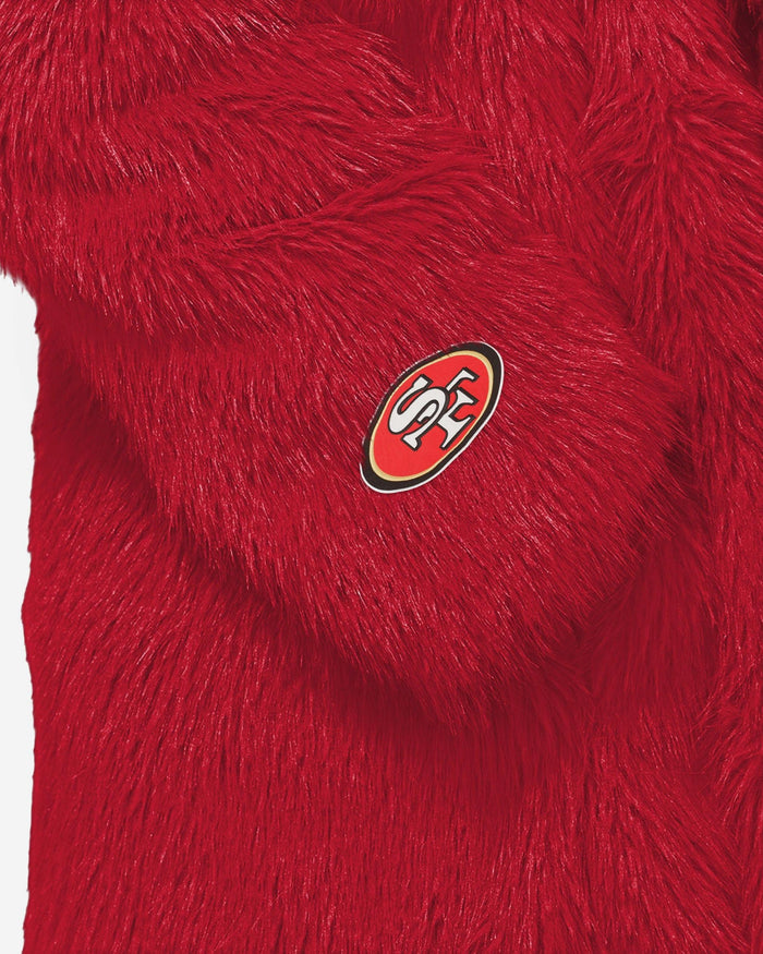 San Francisco 49ers Faux Fur Long Jacket FOCO XS/S - FOCO.com
