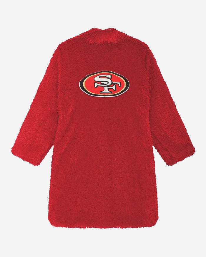 San Francisco 49ers Faux Fur Long Jacket FOCO XS/S - FOCO.com