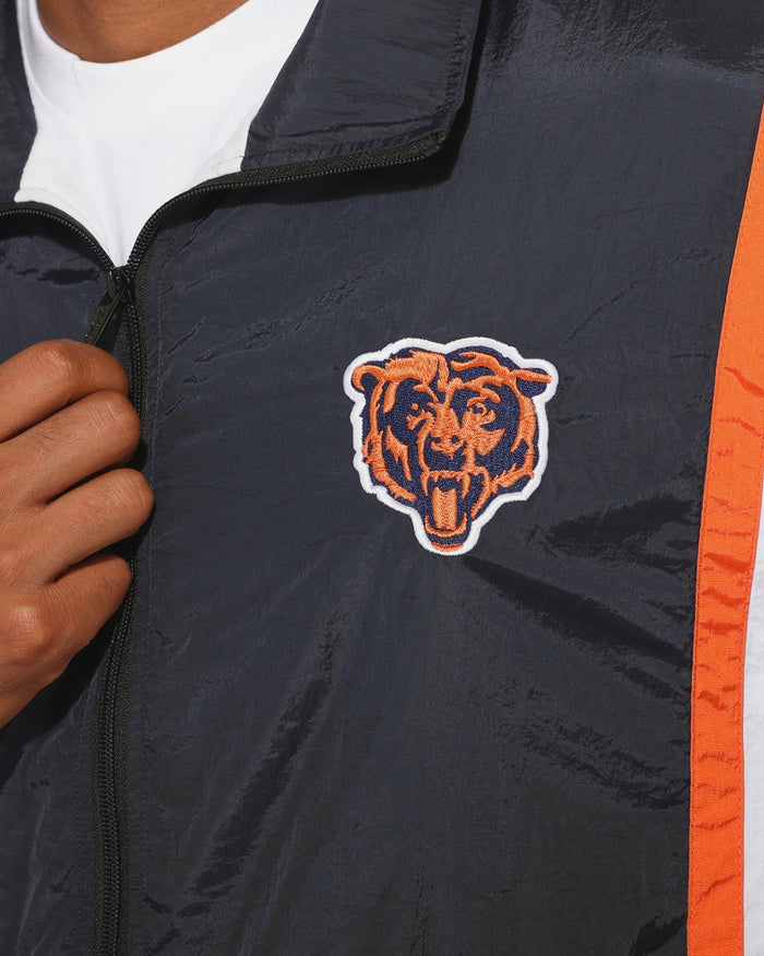 Chicago Bears Nylon Crinkle Gameday Jacket FOCO S - FOCO.com