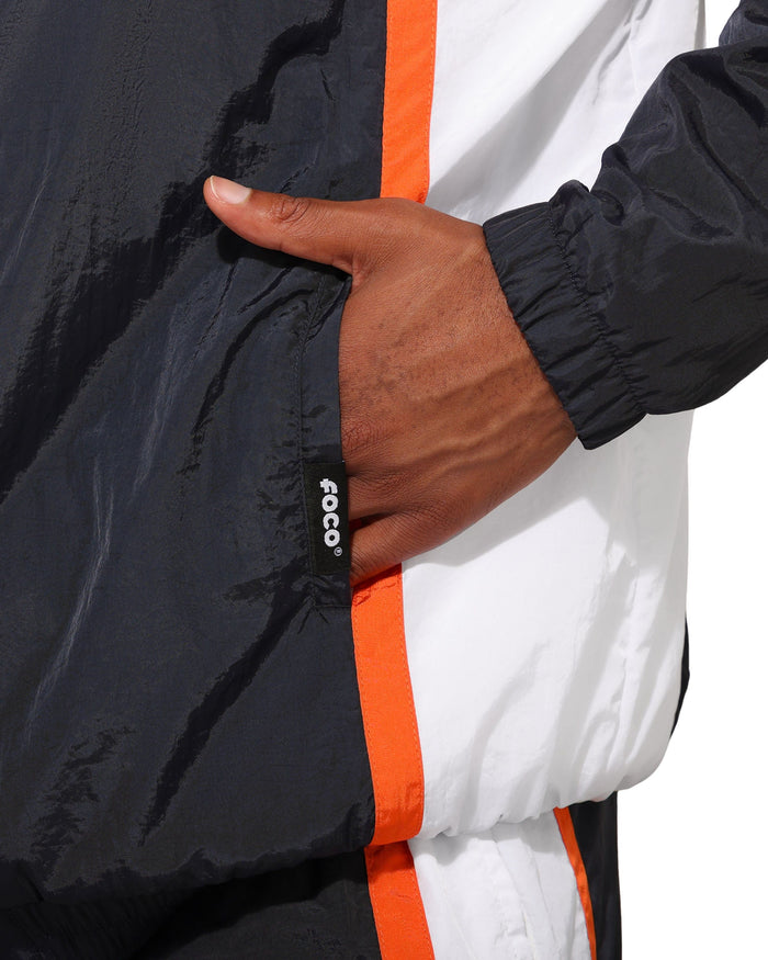 Chicago Bears Nylon Crinkle Gameday Jacket FOCO S - FOCO.com