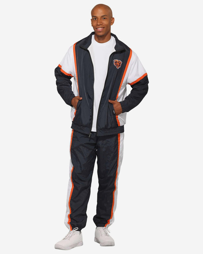 Chicago Bears Nylon Crinkle Gameday Jacket FOCO S - FOCO.com