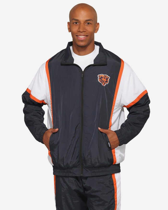 Chicago Bears Nylon Crinkle Gameday Jacket FOCO S - FOCO.com
