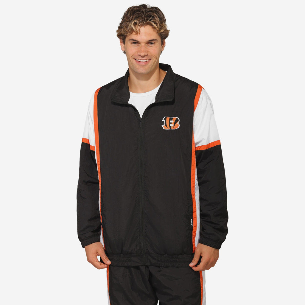 Cincinnati Bengals Nylon Crinkle Gameday Jacket FOCO S - FOCO.com