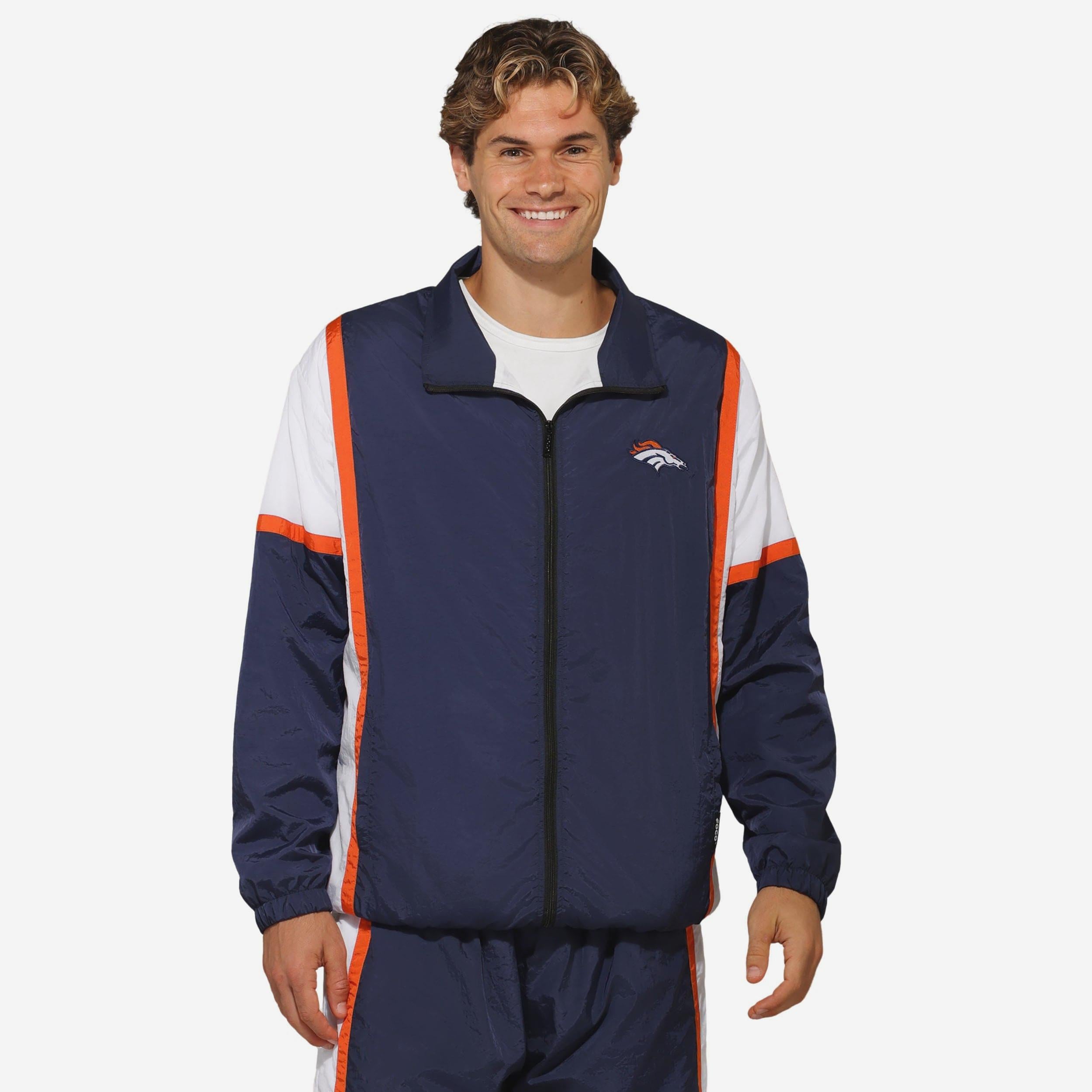 Denver Broncos Nylon Crinkle Gameday Jacket FOCO