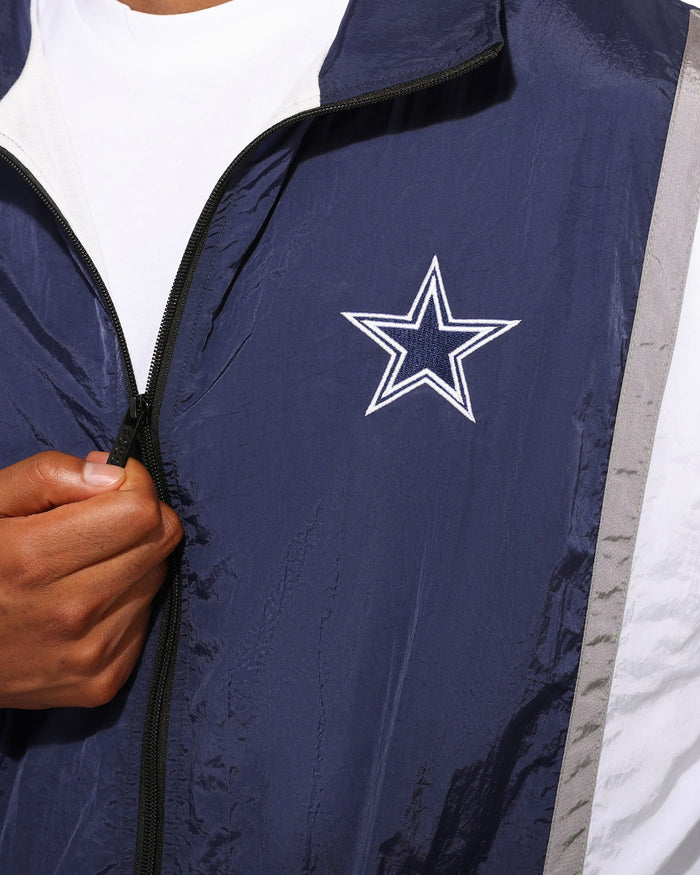 Dallas Cowboys Nylon Crinkle Gameday Jacket FOCO S - FOCO.com