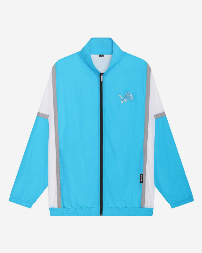 Detroit Lions Nylon Crinkle Gameday Jacket FOCO S - FOCO.com