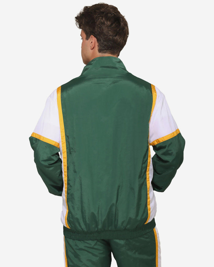 Green Bay Packers Nylon Crinkle Gameday Jacket FOCO S - FOCO.com