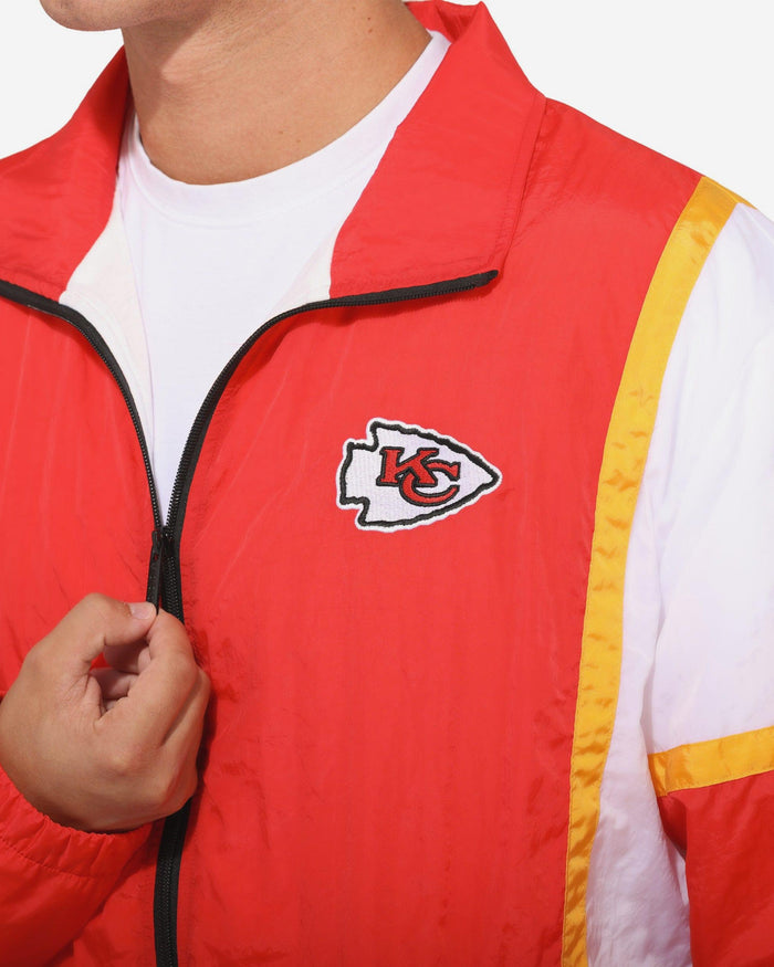 Kansas City Chiefs Nylon Crinkle Gameday Jacket FOCO S - FOCO.com