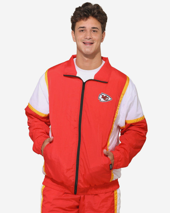 Kansas City Chiefs Nylon Crinkle Gameday Jacket FOCO S - FOCO.com