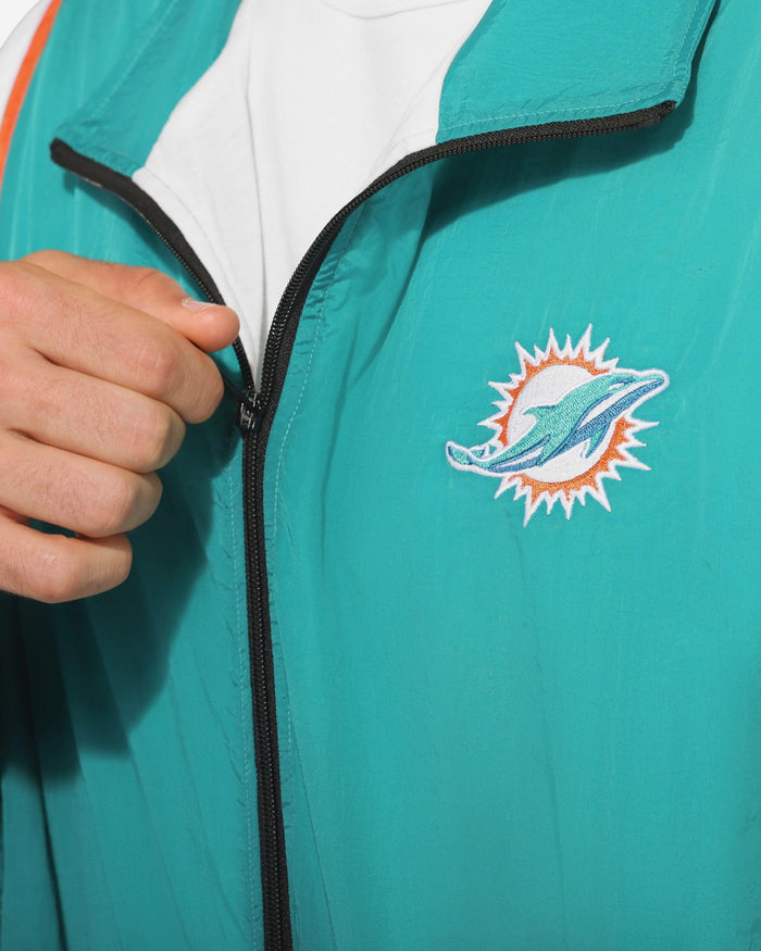 Miami Dolphins Nylon Crinkle Gameday Jacket FOCO S - FOCO.com