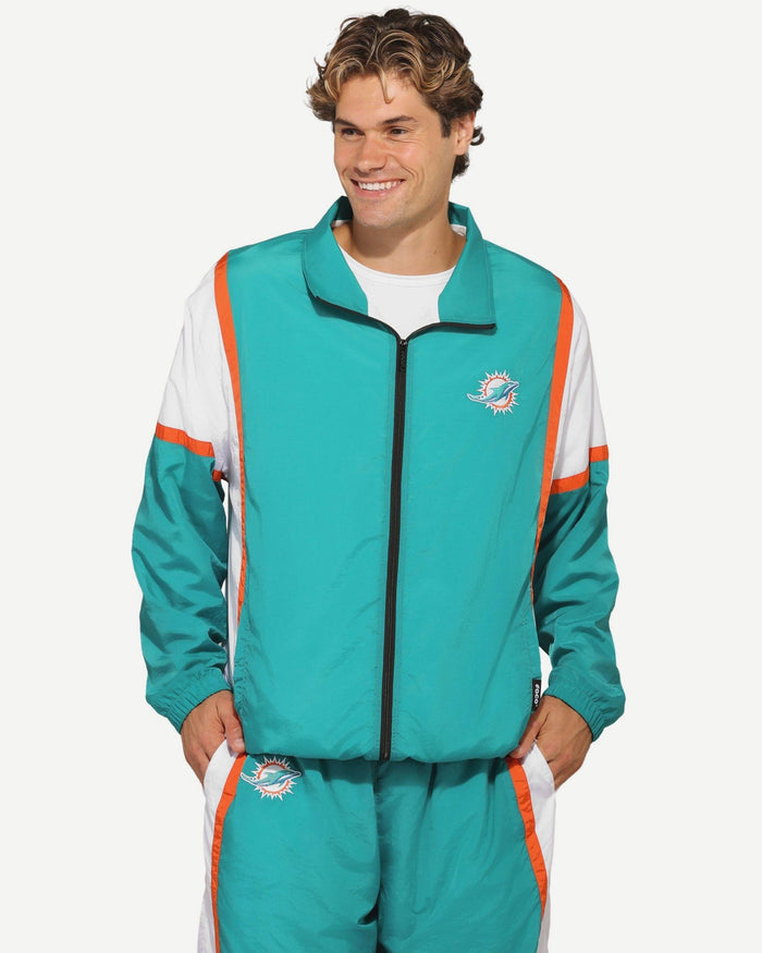 Miami Dolphins Nylon Crinkle Gameday Jacket FOCO S - FOCO.com