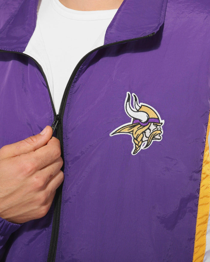 Minnesota Vikings Nylon Crinkle Gameday Jacket FOCO S - FOCO.com