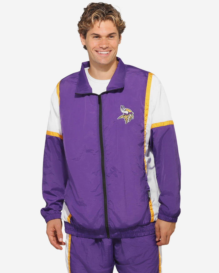 Minnesota Vikings Nylon Crinkle Gameday Jacket FOCO S - FOCO.com