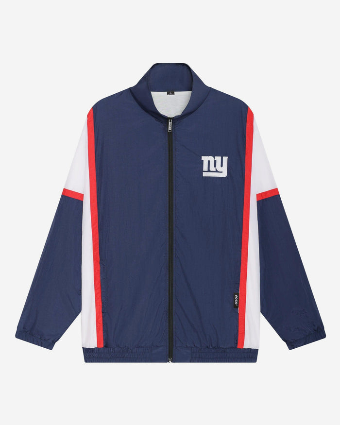 New York Giants Nylon Crinkle Gameday Jacket FOCO S - FOCO.com
