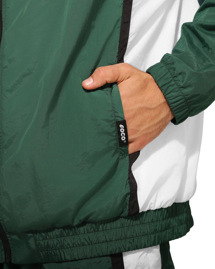 New York Jets Nylon Crinkle Gameday Jacket FOCO S - FOCO.com