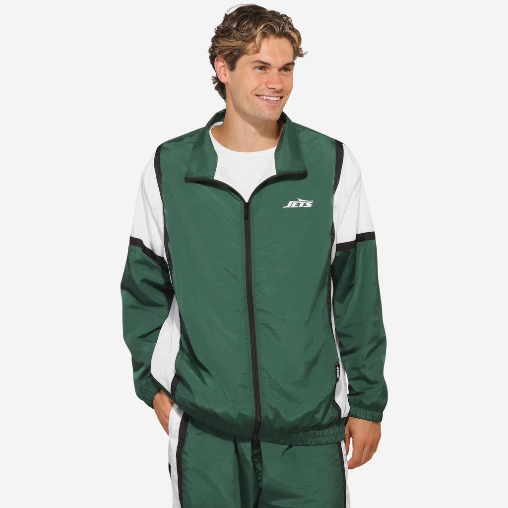 New York Jets Nylon Crinkle Gameday Jacket FOCO S - FOCO.com