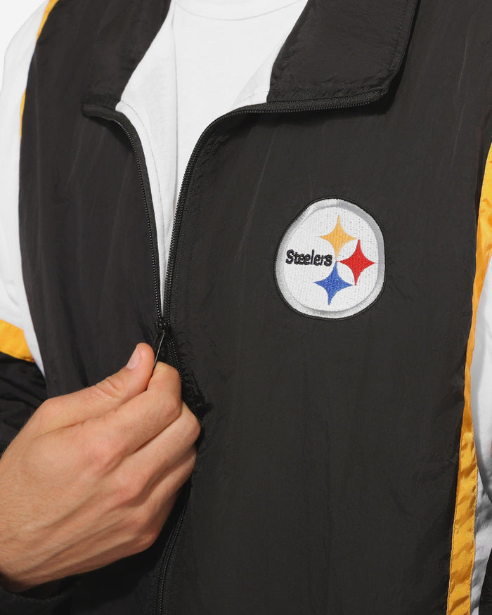 Pittsburgh Steelers Nylon Crinkle Gameday Jacket FOCO S - FOCO.com