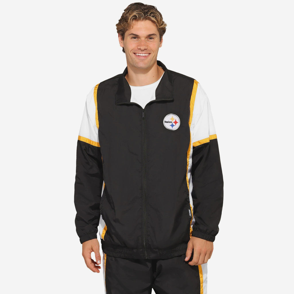 Pittsburgh Steelers Nylon Crinkle Gameday Jacket FOCO S - FOCO.com