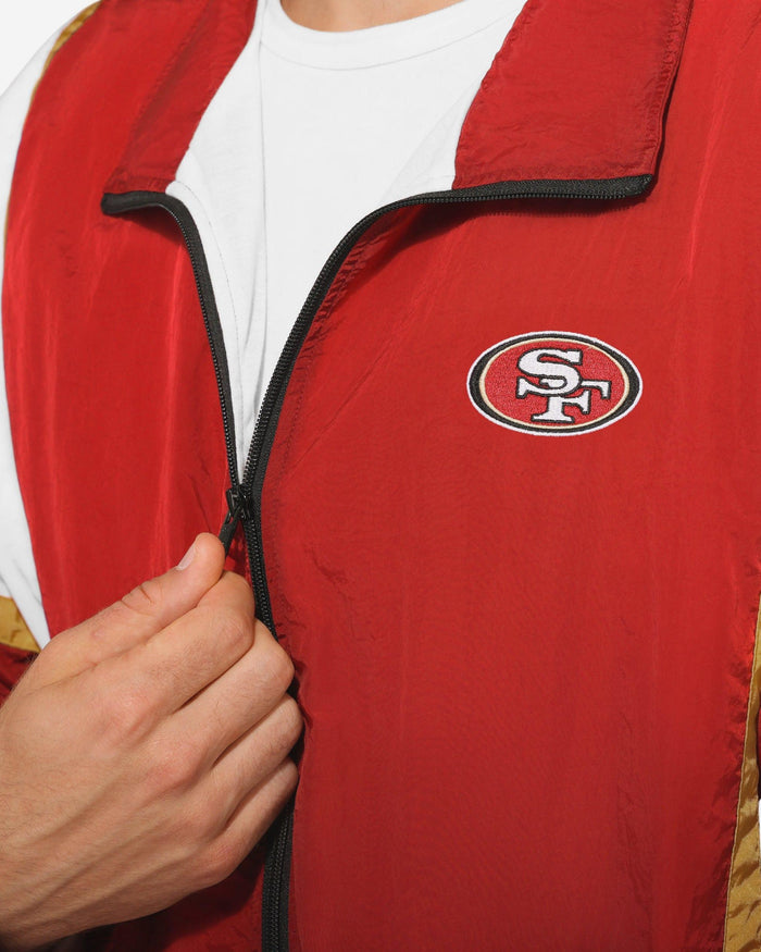San Francisco 49ers Nylon Crinkle Gameday Jacket FOCO S - FOCO.com