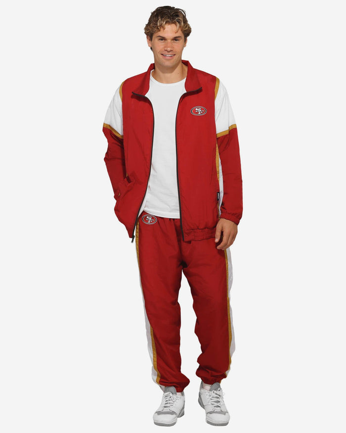 San Francisco 49ers Nylon Crinkle Gameday Jacket FOCO S - FOCO.com