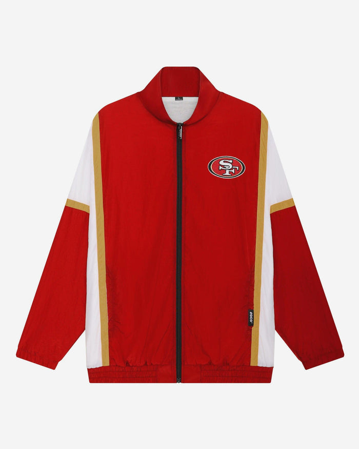 San Francisco 49ers Nylon Crinkle Gameday Jacket FOCO S - FOCO.com