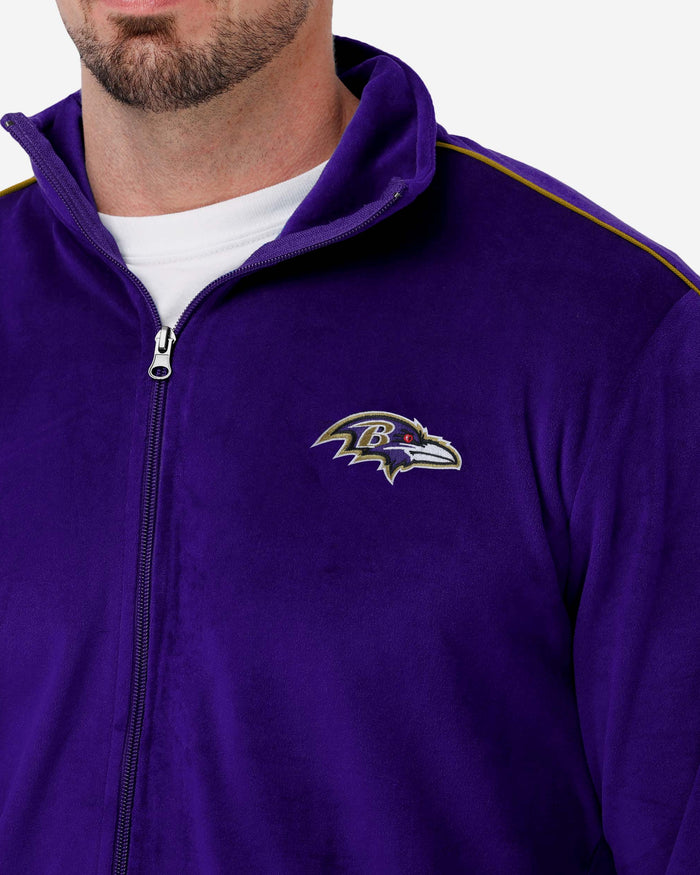 Baltimore Ravens Velour Zip Up Top FOCO - FOCO.com