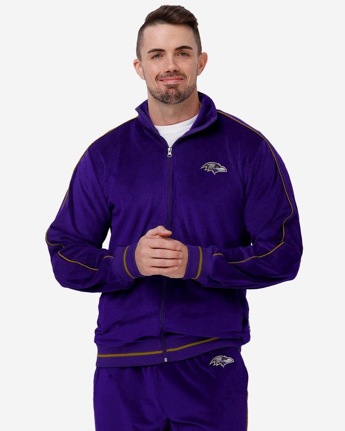 Baltimore Ravens Velour Zip Up Top FOCO S - FOCO.com