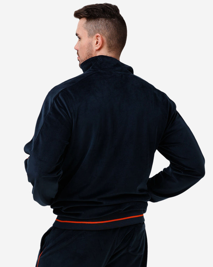 Chicago Bears Velour Zip Up Top FOCO - FOCO.com