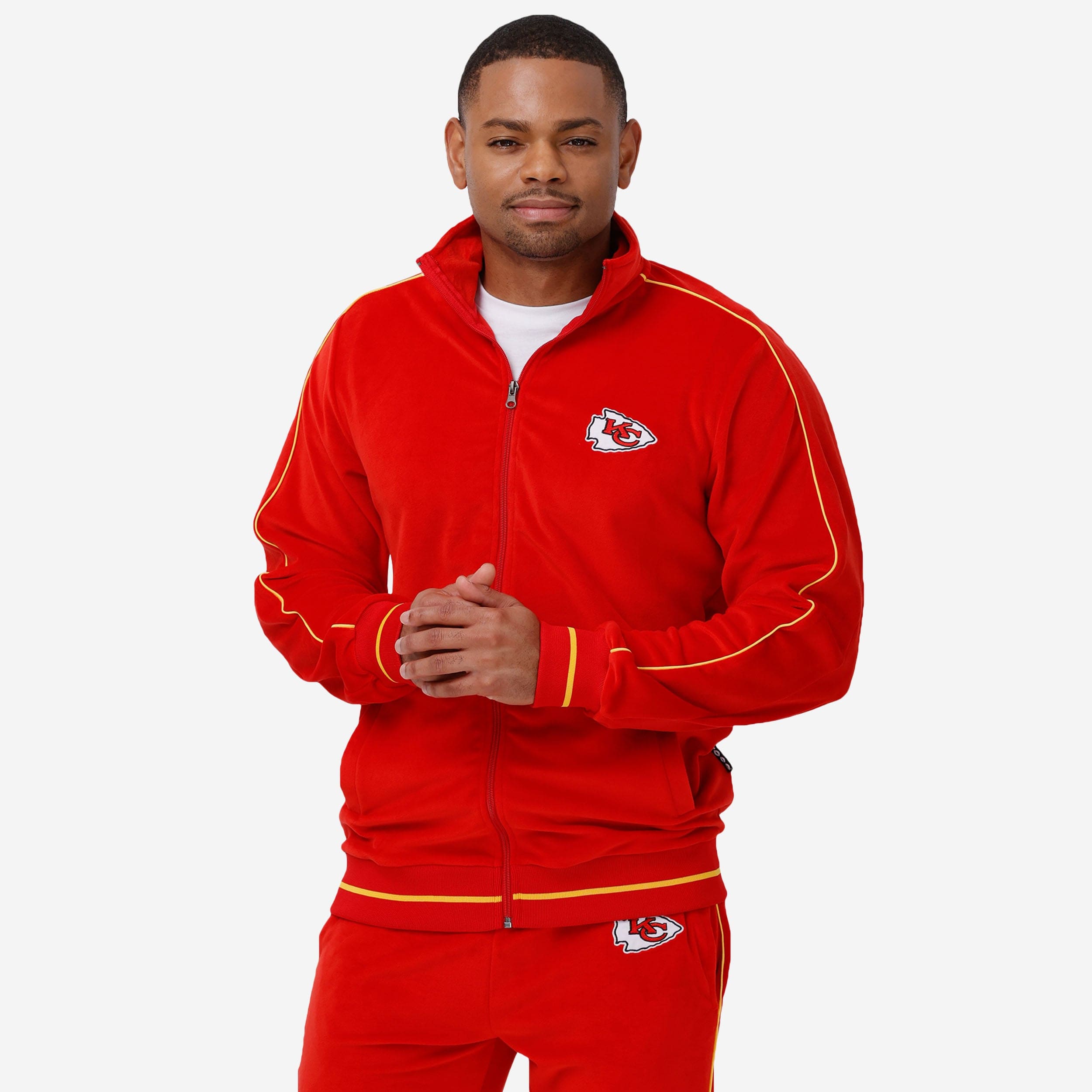 Kansas City Chiefs Velour Zip Up Top FOCO